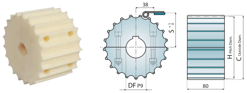 sprockets 800 802 805 821