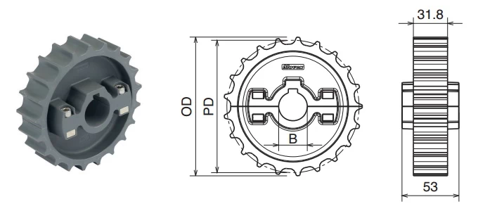 sprockets 881 tab