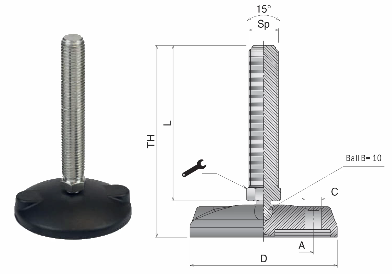 articulated foot 95403 Movex.webp