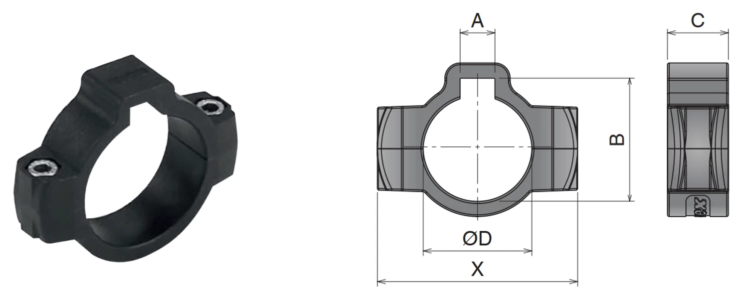 round split collar